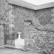 St Madoes Church.
View of entrance gate to church & churchyard.