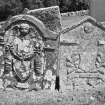 St Madoes Churchyard.
View of gravestone.