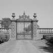View of East gate, Panmure Estate, from E.