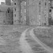 Detail of Aboyne Castle from SW.
