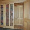 Dundee, Camperdown House, interior.
Detail of Hidden Double Doors, Library, Ground Floor