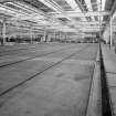 Glasgow, Springburn, St Rollox Locomotive Works, interior.
View from South in carriage body repair shop.