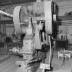 Glasgow, Springburn, St Rollox Locomotive Works, interior.
Side view of punch and sheers machine in Blacksmith's shop.