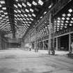 Cartsburn Shipyard. Interior.
View of fabrication shop.