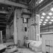 Cartsburn Shipyard. Interior.
Detail of plate bending machine.