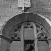 Detail of window tracery, Strathmore Aisle, St Fergus's Church, Glamis.