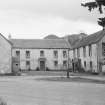 General view cottages in Inver village, including the old coaching inn.