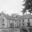 General view cottages in Inver village, including the old coaching inn.