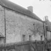 General view of rear of cottages in Inver village.