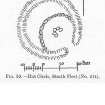Publication drawing; plan of 'Hut Circle, Strath Fleet'.