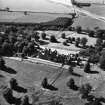 Oblique aerial view centred on Ayton Castle.