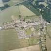 Oblique aerial view centred on Ayton village, taken from the SW.