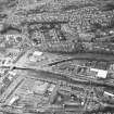 Oblique aerial view taken from the S.