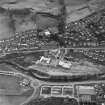 Oblique aerial view taken from the NNW.