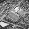 Oblique aerial view, centred on the football ground, taken from the NE