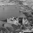 Oblique aerial view centred on Linlithgow Palace.