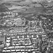 General oblique aerial view of the canal, taken from the S.