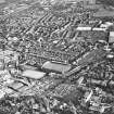 Oblique aerial view of the football stadium, taken from the ESE.