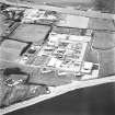 Oblique aerial view centred on chemical works from SW.