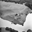 Aerial view of Morton Castle from North North East