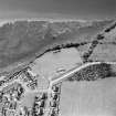 Oblique aerial view of Kirkcudbright, St Mary's Park, centred on a football ground, taken from the ESE.