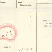 Plan, copied from Ordnance Survey Record Card