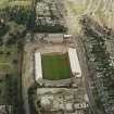 Oblique aerial view of East End Park football stadium, taken from the WSW.