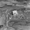 Oblique aerial view of the Hyundai factory, Dunfermline, taken from the W.