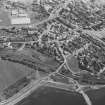 Oblique Aerial view of town including bridge