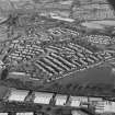 Oblique aerial view centred on Woodside housing estate in Glenrothes, taken from the S.