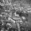 Aerial view from South of St Drostan's Parish Church and its environs.