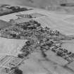 Oblique aerial view centred on the village of Upper Largo, taken from the WNW.