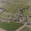Oblique aerial view centred on the hospital, taken from the WNW.