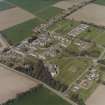 Oblique aerial view centred on the hospital, taken from the SSW.