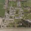 Oblique aerial view centred on the hospital, taken from the SW.