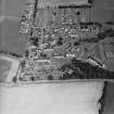 Oblique aerial view centred on the hospital, taken from the SW.