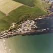 Oblique aerial view from E.
