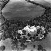 Fyvie Castle.
Oblique aerial view from South West.