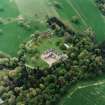 Oblique aerial view centred on Fyvie Castle, taken from the NNE.