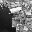 Aberdeen, Hall Russell Shipyard.
Oblique aerial view.