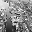 Aberdeen,Harbour.
General oblique aerial view.