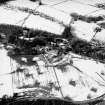 Oblique aerial photograph, taken from the SE, centred on Kildrummy Castle.