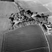 Kirktown of Bourtie, oblique aerial view, taken from W.