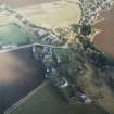 Oblique aerial view centred on the parish church, taken from the WNW.