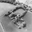 Oblique aerial view of the manse, taken from the ENE