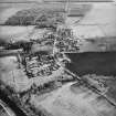 Oblique aerial view of the village taken from the NNW.