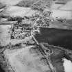 Oblique aerial view of the village taken from the NNW.