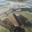 General oblique aerial view centred on Monymusk village, taken from the WNW.