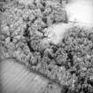 Oblique aerial view centred on the country house, taken from the WSW.