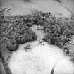 Oblique aerial view centred on the country house, taken from the SE.